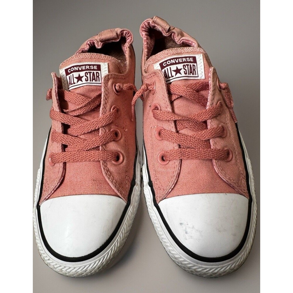 EUC Converse All Star Chuck Taylor Women Sz 10 Pink Shoreline Slip On